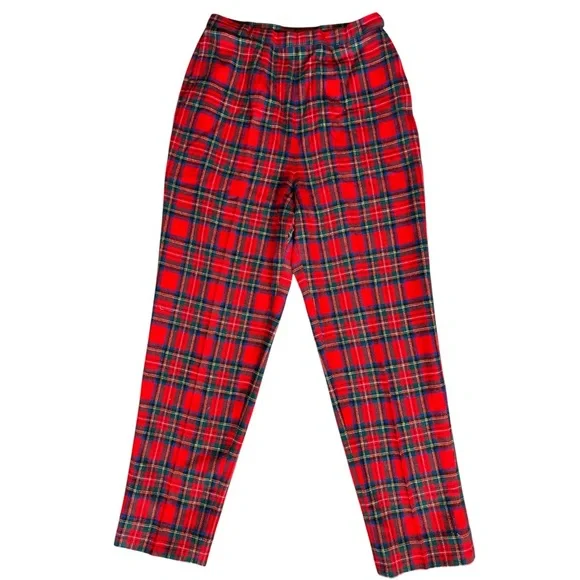Vintage Pendleton Royal Stewart Tartan High Waist 100% virgin Wool - Picture 1 of 8